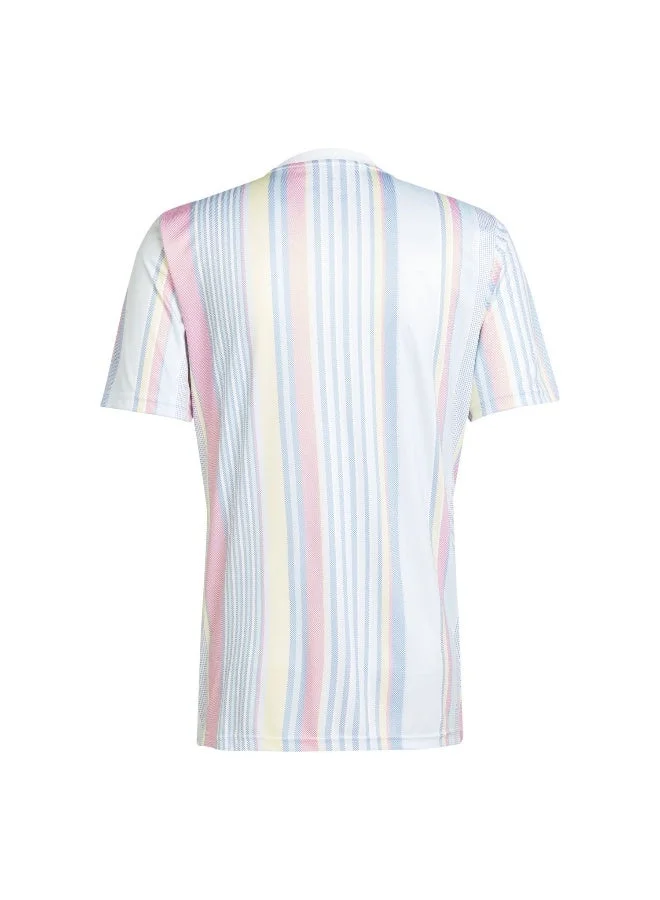 اديداس قميص يوفنتوس الأبيض للرجال بأكمام قصيرة